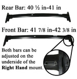 BrightLines Roof Rack Crossbars Ski Rack Combo Replacement For Lexus RX350 RX450H 2016-2022 Non-Panoramic (6 Pairs of Skis or 4 Snowboards)