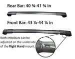 BrightLines Roof Rack Crossbars Ski Rack Combo Compatible for Subaru Crosstrek 2013-2017 (Up to 6 pairs Skis or 4 Snowboards)