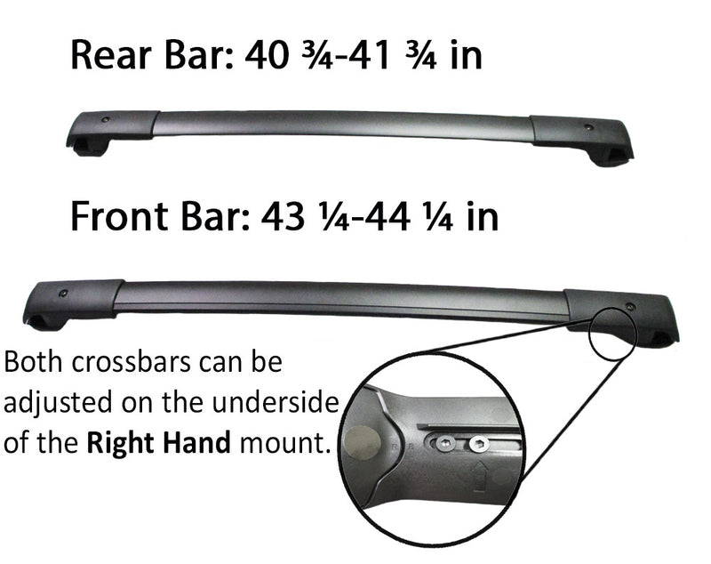 BrightLines Roof Rack Crossbars Ski Rack Combo Compatible for Subaru Crosstrek 2013-2017 (Up to 4 Skis or 2 Snowboards)