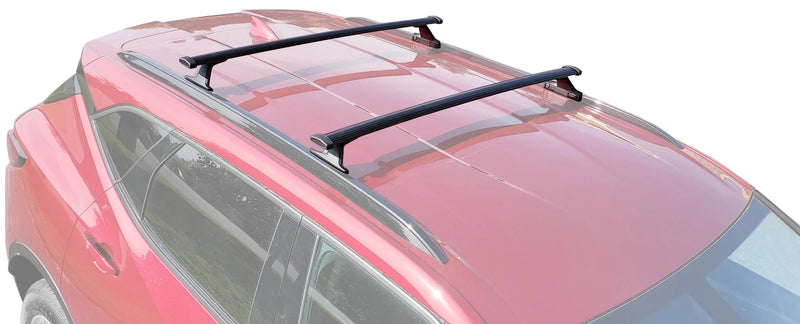 BRIGHTLINES Crossbars Roof Racks Ski Rack Combo Compatible with Chevy Trailblazer 2021-2025 (Up to 4 Pairs of Skis or Two Snowboards)