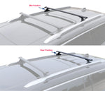 BRIGHTLINES All Metal Crossbars Roof Ski Rack Combo Compatible with 2021-2024 Jeep Grand Cherokee L 3-Row & 2022-2024Jeep Grand Cherokee 2-Row (Up to 4 Skis or 2 Snowboards) - Exclusive from ASG Auto Sports