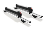 BrightLines Heavy Duty Anti-Theft Premium Crossbars Roof Racks and Ski Rack Combo Compatible with 2021-2024 Ford Bronco Sport, Base, Big Bend, Heritage, Outer Banks, Badlands, Heritage Limited and Free Wheeling (Up to 4 Pairs of Skis or 2 Snowboards)