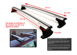 BRIGHTLINES Roof Rack Cross Bars and Ski Rack Combo Compatible with Honda CRV Without Roof Rail 2012-2024 (Up to 4 Skis or 2 Snowboards)