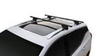 BRIGHTLINES 53" All Black Universal Crossbars Roof Racks Compatible with Raised Roof Side Rails for Kayak Luggage ski Bike Carrier, a Set of 2