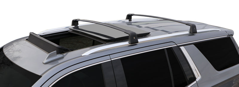 BRIGHTLINES Anti Theft Crossbars Roof Racks Compatible with 2021-2024 Chevy Tahoe, Suburban, GMC Yukon and Cadillac Escalade for Kayak Luggage ski Bike Carrier (Including Models with panoramic sunroof) - Exclusive from ASG Auto Sports - USED