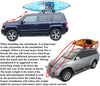 BrightLines Roof Rack Crossbars and  Premium Double Kayak Rack Combo Compatible For Honda Pilot 2009-2015