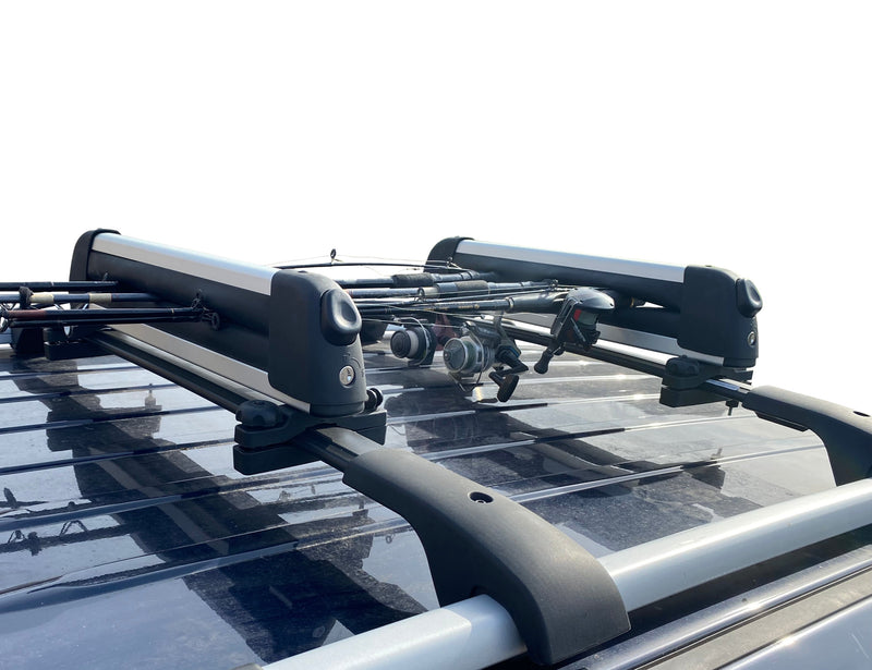 BRIGHTLINES Customized Roof Rack Crossbars Ski Rack Combo Compatible with 2021 2022 Mercedes Benz GLB 250 (Non-Panoramic sunroof) (Up to 4 Skis or 2 Snowboards)