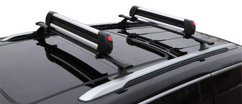 BrightLines Roof Rack Crossbars and Ski Rack Combo Compatible with 2017-2022 Honda CRV (Up to 4 pairs skis or 2 snowboards)