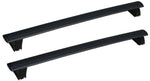 BrightLines Crossbars & Ski Rack for up to 4 Skis or 2 Snowboards Compatible with 2011-2021 Jeep Grand Cherokee with Grooved Metal Roof Side Rails