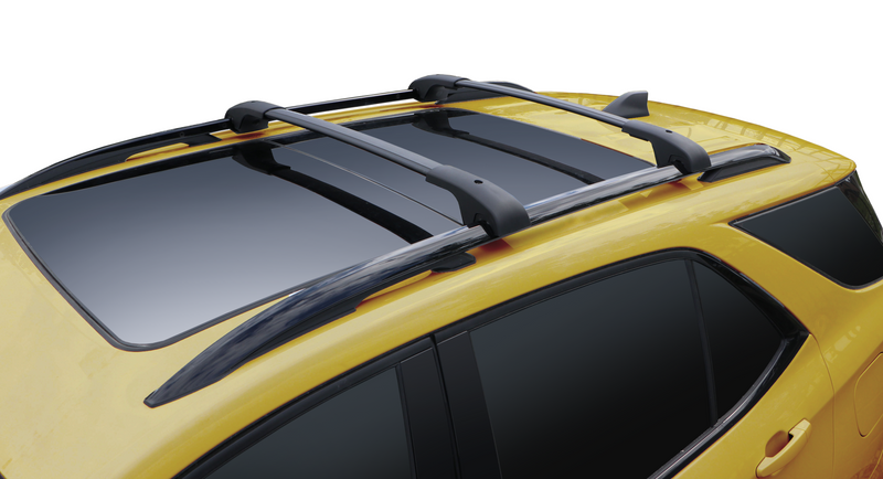 BrightLines Aero Roof Rack Crossbars Kayak Rack Combo Compatible with Chevy Equinox 2018-2024