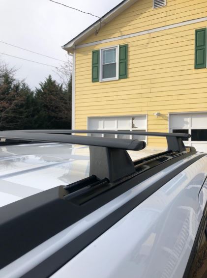 BRIGHTLINES Crossbars & Kayak Rack Combo Compatible with 2011-2021 Jeep Grand Cherokee with Grooved Metal Roof Side Rails