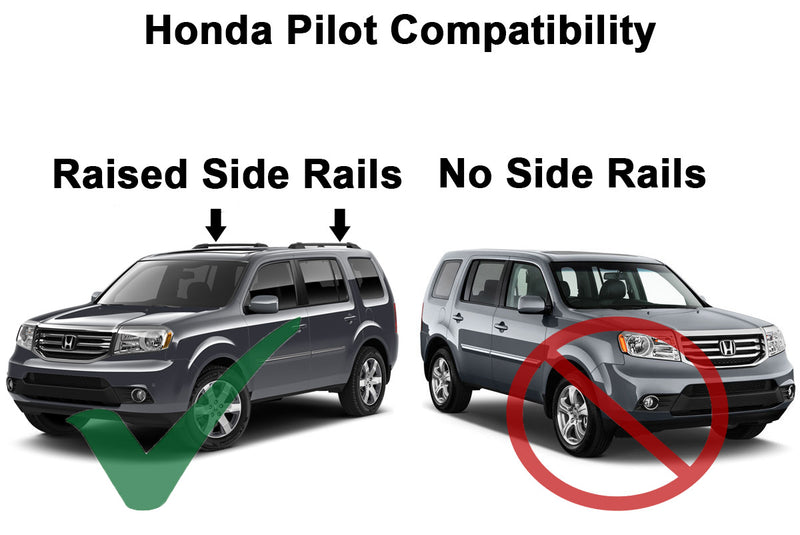 2012 honda pilot roof rails and crossbars sale