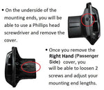 BrightLines Roof Rack Crossbars and Ski Rack Combo Replacement for Honda CRV 2012-2016 (4 pairs skis or 2 snowboards)