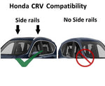 BrightLines Roof Rack Crossbars and Ski Rack Combo Replacement for Honda CRV 2012-2016 (4 pairs skis or 2 snowboards) - ASG AUTO SPORTS