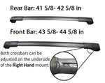 BrightLines Roof Racks Crossbars Ski Racks Combo Replacement For Subaru Forester 2014-2018