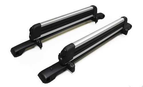 BrightLines Roof Rack Crossbars for Subaru Ascent Ski Rack Combo 2019-2020 (Up to 4 Skis or 2 Snowboards) - ASG AUTO SPORTS