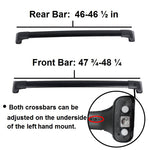 BrightLines Roof Rack Crossbars Kayak Rack Combo Replacement For Toyota Highlander XLE LIMITED SE LIMITED PLATINUM 2014-2019