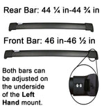 BrightLines Roof Rack Crossbars Ski Rack Combo Replacement For Hyundai Santa Fe 2013-2018