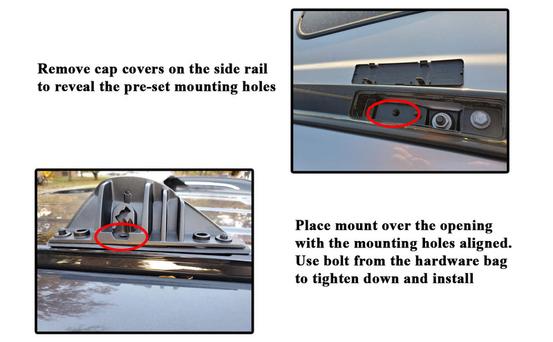 BRIGHTLINES Crossbars Roof Rack Replacement for 2019-2024 Toyota Rav4 LE XLE Limited