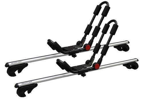 BrightLines Nissan Rogue Roof Racks Cross Bars Kayak Rack Combo 2008-2019 - ASG AUTO SPORTS