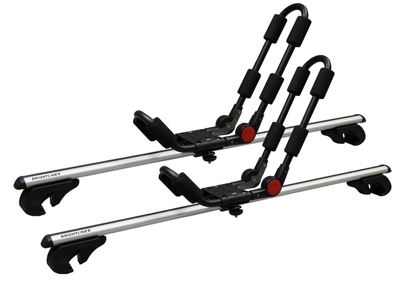 BrightLines BMW X3 Roof Racks Cross Bars Kayak Rack Combo 2004-2010 - ASG AUTO SPORTS