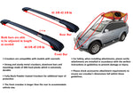 BRIGHTLINES Customized Roof Rack Crossbars Compatible with 2019-2025 Mercedes Benz GLE 350 (Non-Panoramic sunroof)