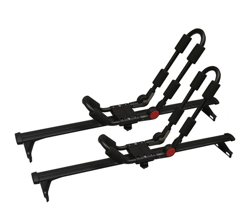 BrightLines Jeep Compass Roof Rack Crossbars Kayak Rack Combo 2018-2020 - ASG AUTO SPORTS