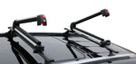 BRIGHTLINES All Metal Crossbars Roof Ski Rack Combo Compatible with 2021-2024 Jeep Grand Cherokee L 3-Row & 2022-2024 Jeep Grand Cherokee 2-Row (Up to 6 pairs Skis or 4 Snowboards) - Exclusive from ASG Auto Sports