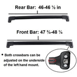 BrightLines Roof Rack Crossbars Replacement For Toyota Highlander XLE LIMITED SE 2014-2019 - ASG AUTO SPORTS