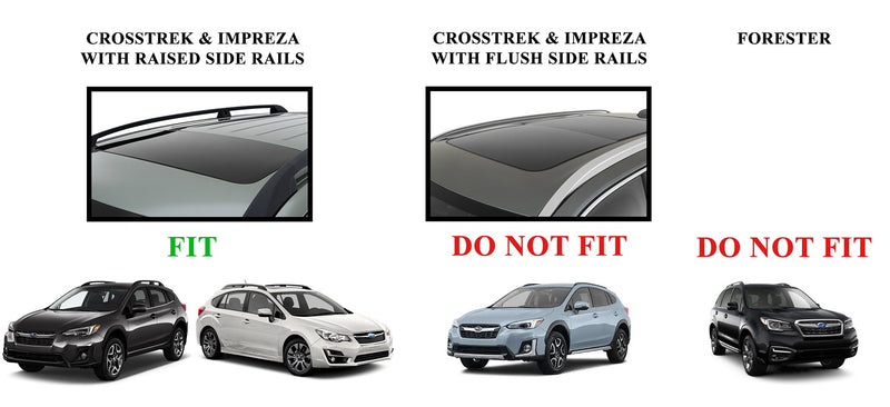 BrightLines Roof Rack Crossbars Replacement for Subaru Crosstrek 2013- –  ASG AUTO SPORTS
