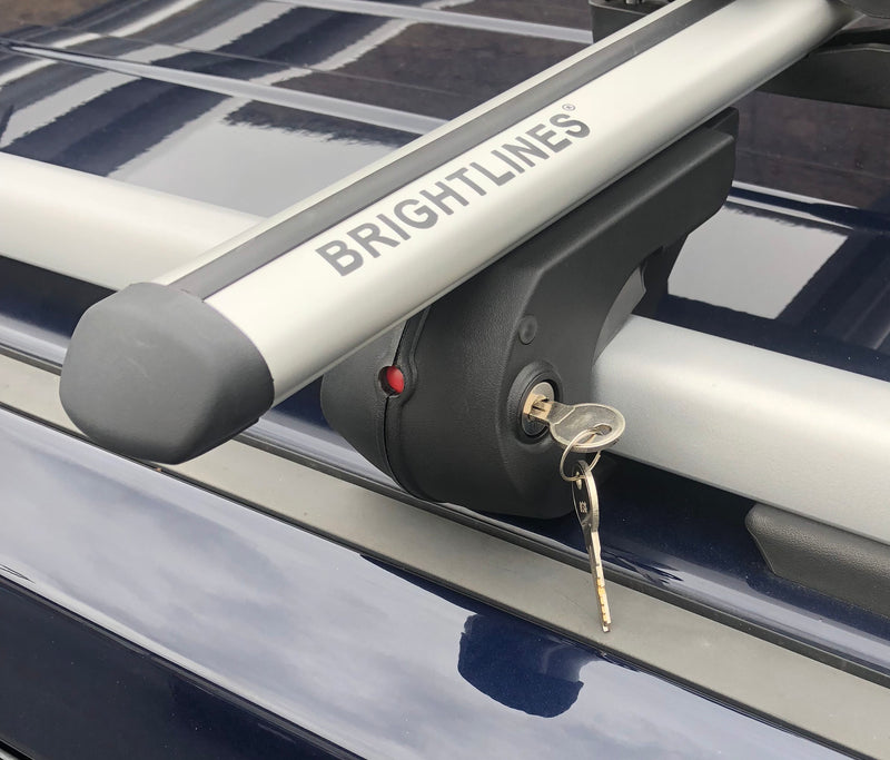 BrightLines Roof Rack Crossbars Compatible with BMW X3 2004-2010