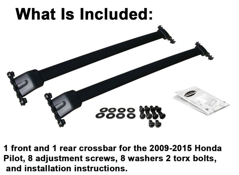 BrightLines Roof Rack Crossbars Replacement For Honda Pilot 2009-2015 – ASG  AUTO SPORTS